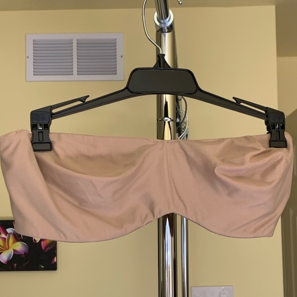 Lilyette Beige Nude Bandeau Strapless underwire Bra 38C - Picture 3 of 9